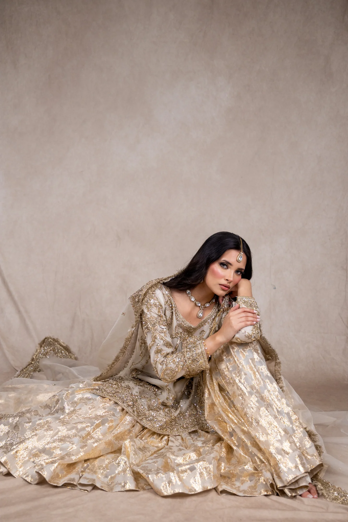 SRB2625 - Ivory -  Sehrish B Formals - Image 3