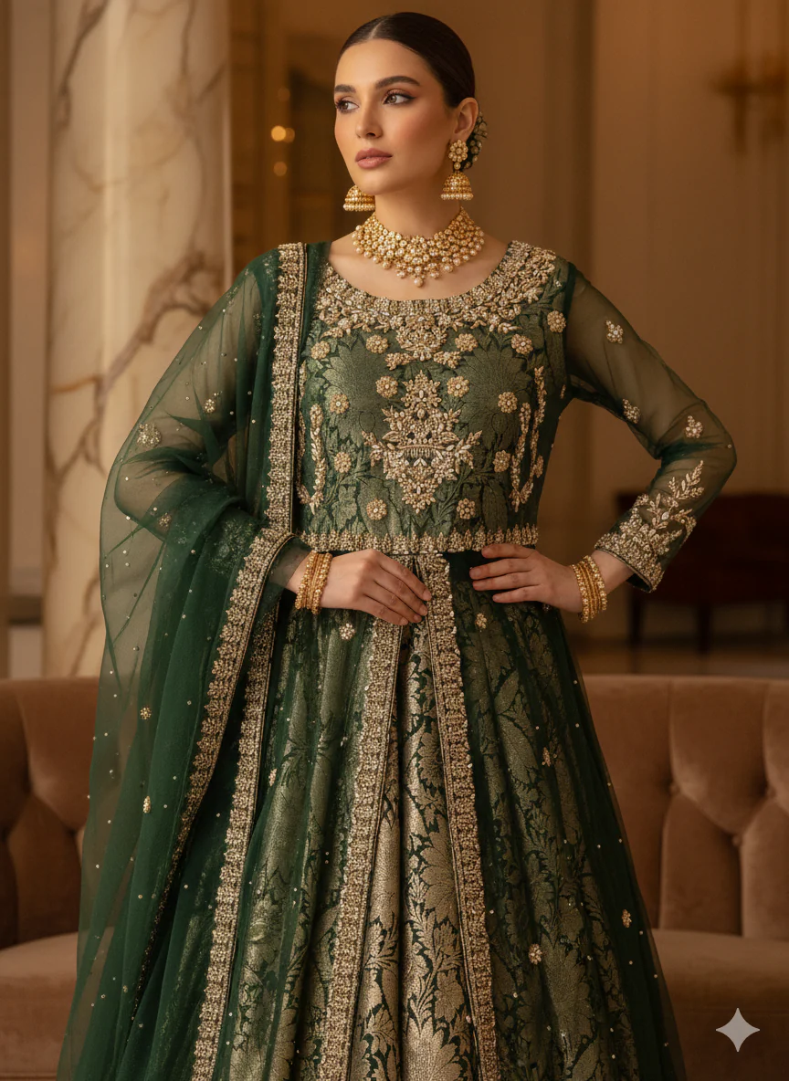 SRB2643 - Emerald Hour - Sehrish B Formals - Image 2