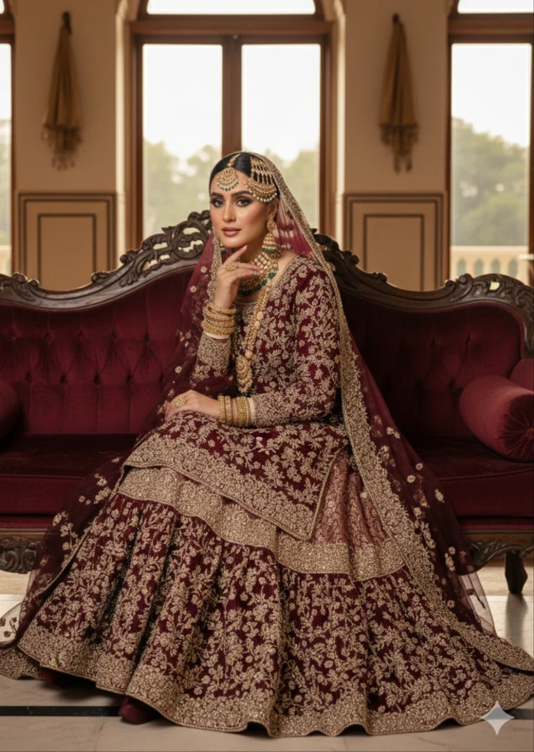 SRB2813 - Noor - e - Khaas - Sehrish B Bridal Outfit - Image 2