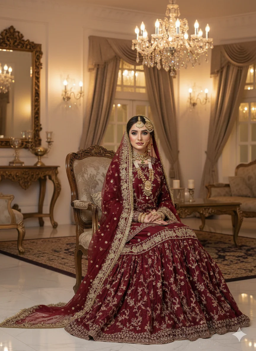 SRB2804 - Noor-ul-Ayn - Sehrish B Bridal Outfit - Image 2