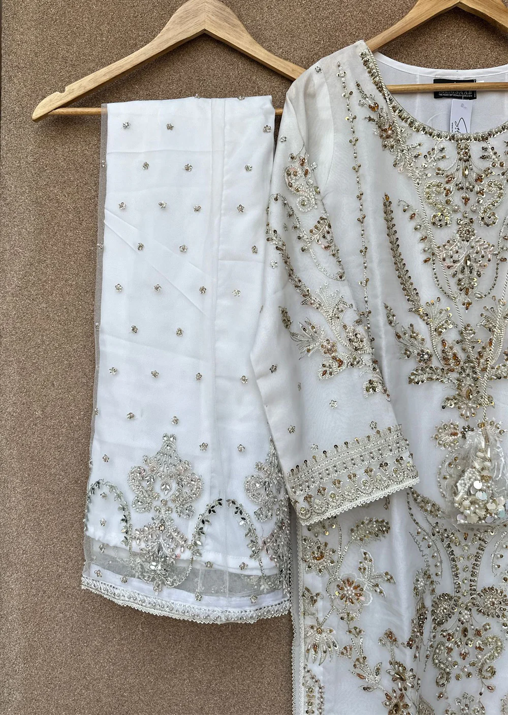 SRB3232 - White - Sehrish B Design 2025 - Image 2