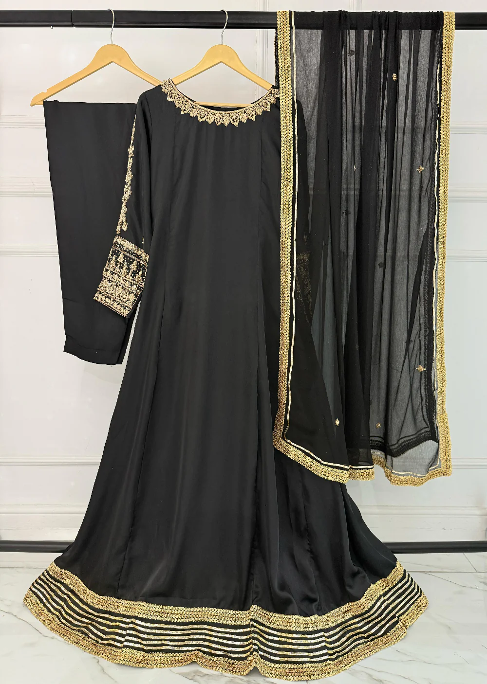 SRB3242- MORNI- Black - Sehrish B Design 2025 - Image 2
