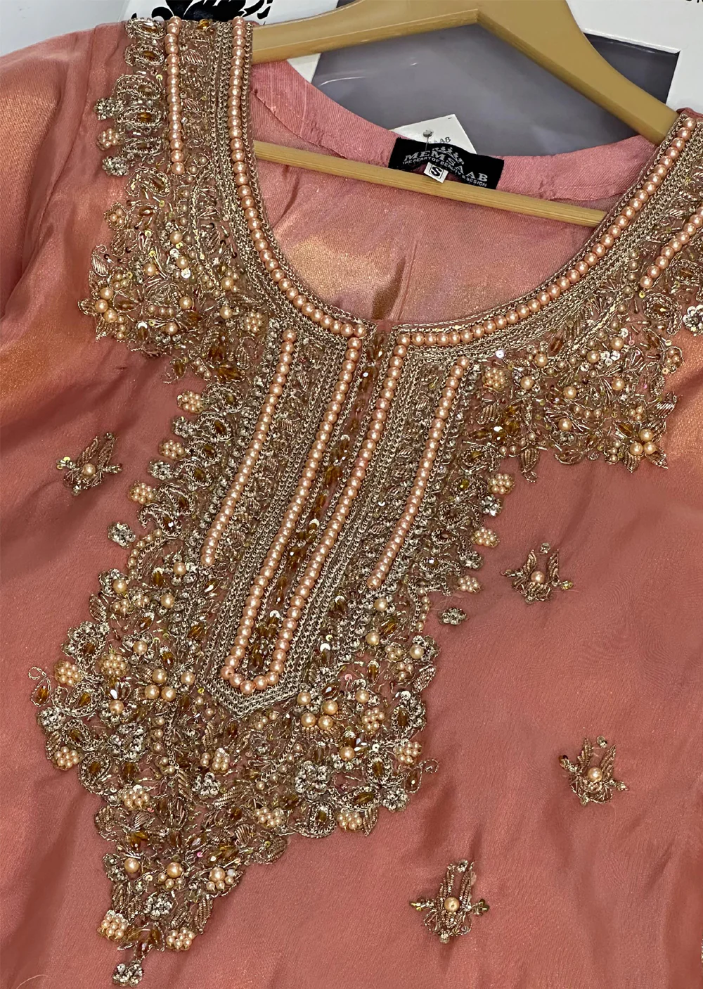 SRB9915 - Anchal Dusky Pink Sehrish.B Designer - Image 6