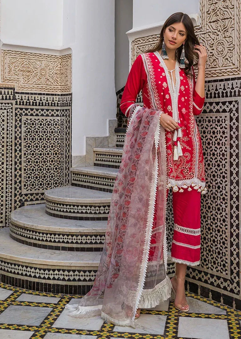 SSB01-B - Unstitched - Sobia Nazir Luxury Lawn 2020 - Pakistani Designer UK