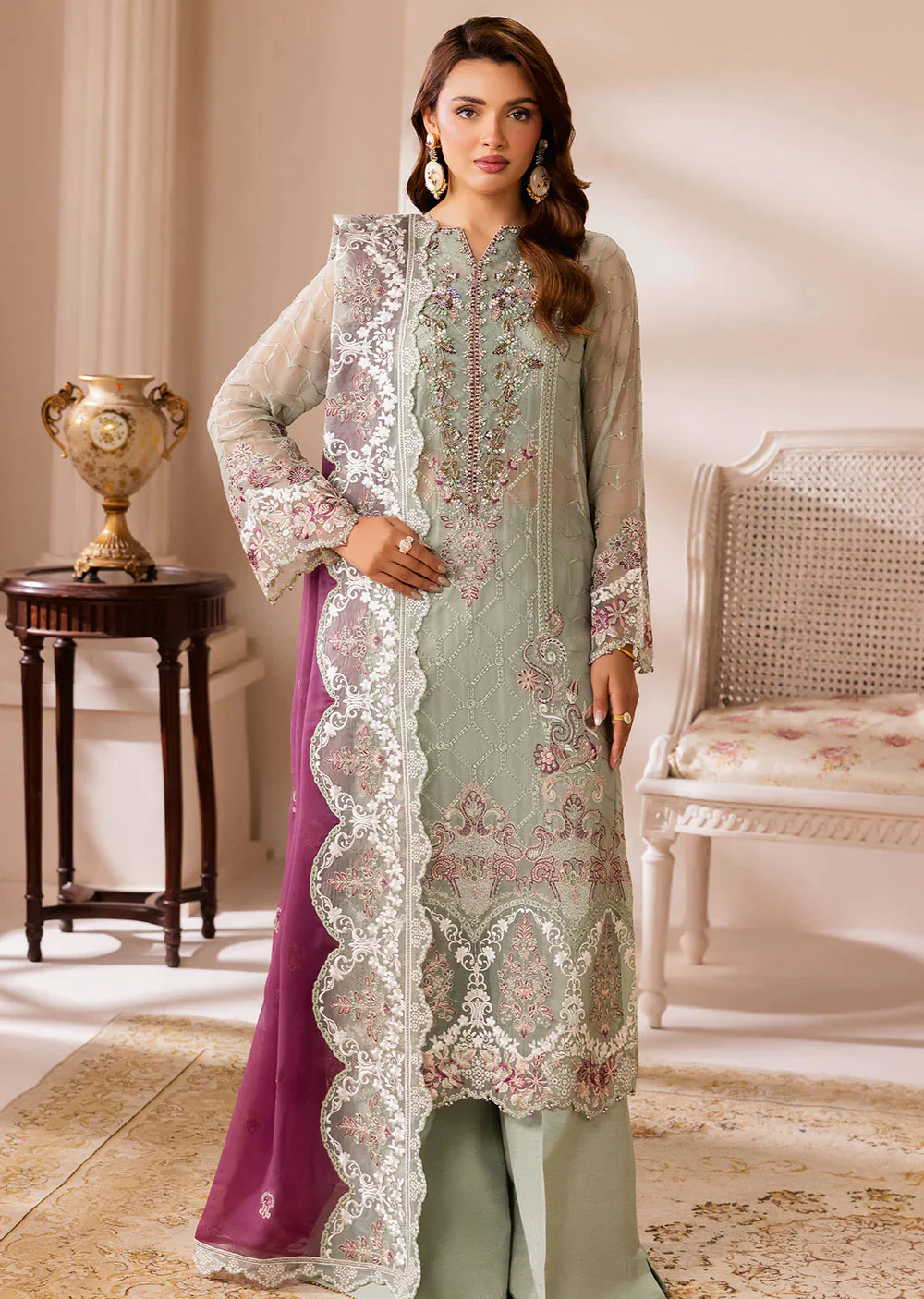 ST-104-SATRANGT RAMSHA PREMIUM CHIFFON - Image 4