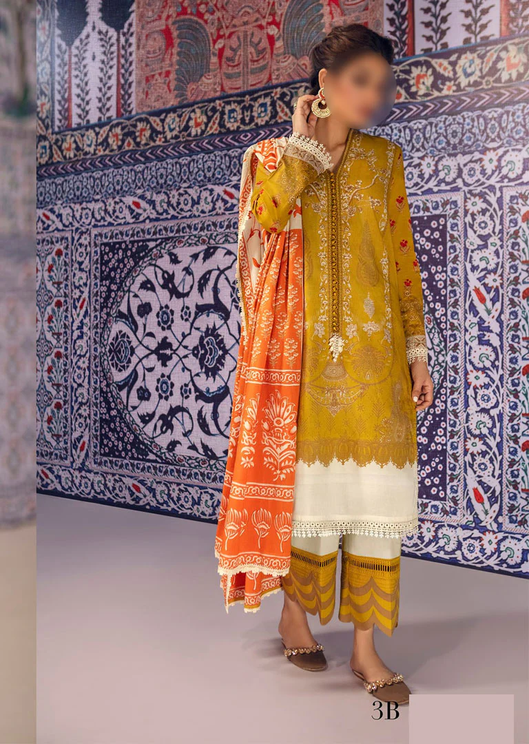 SZN-03-B - Unstitched - Mahay Summer Collection by Sana Safinaz 2021