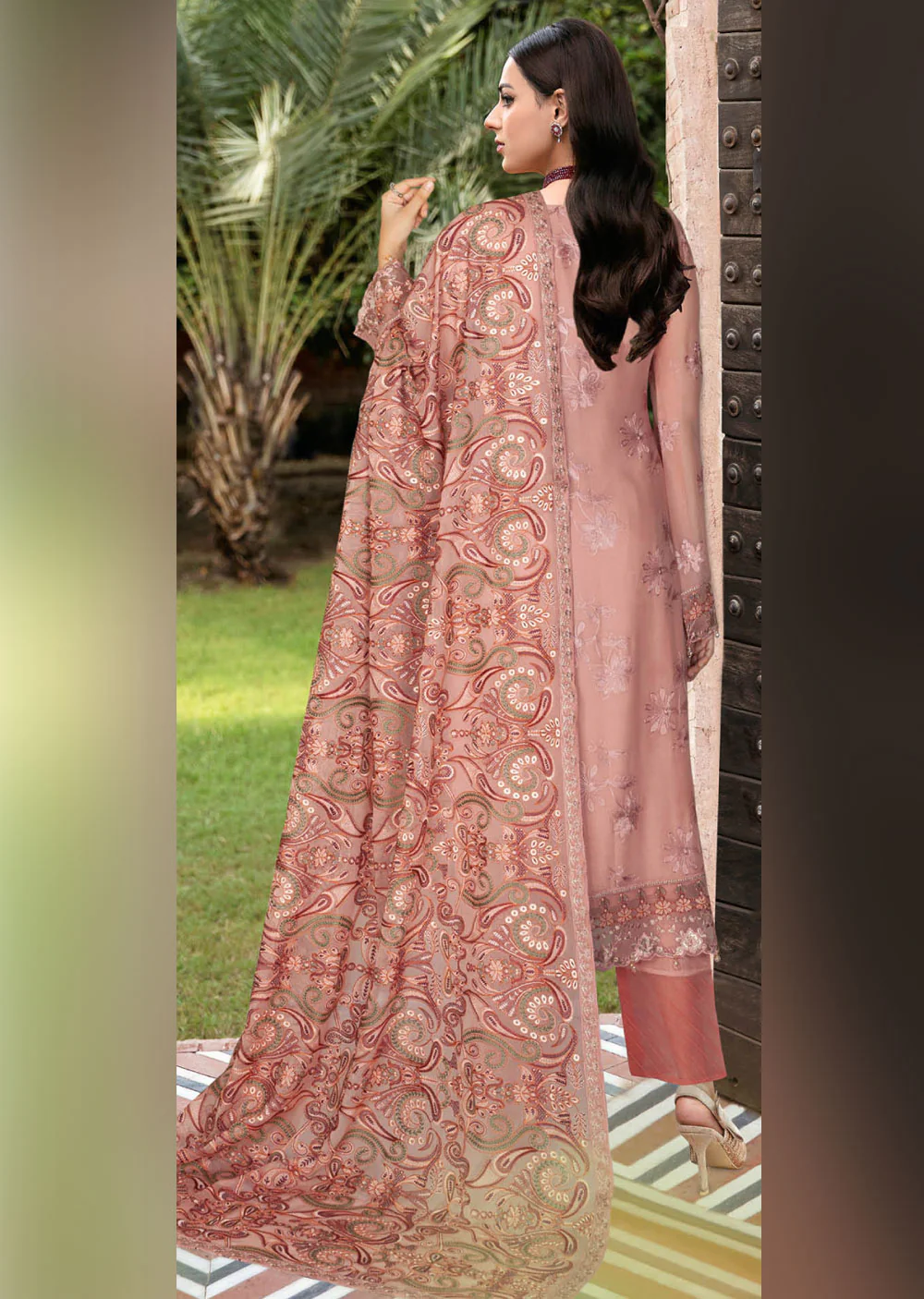 TA-101-D- Readymade - Ramsha Chiffon Suit 2024 - Image 2