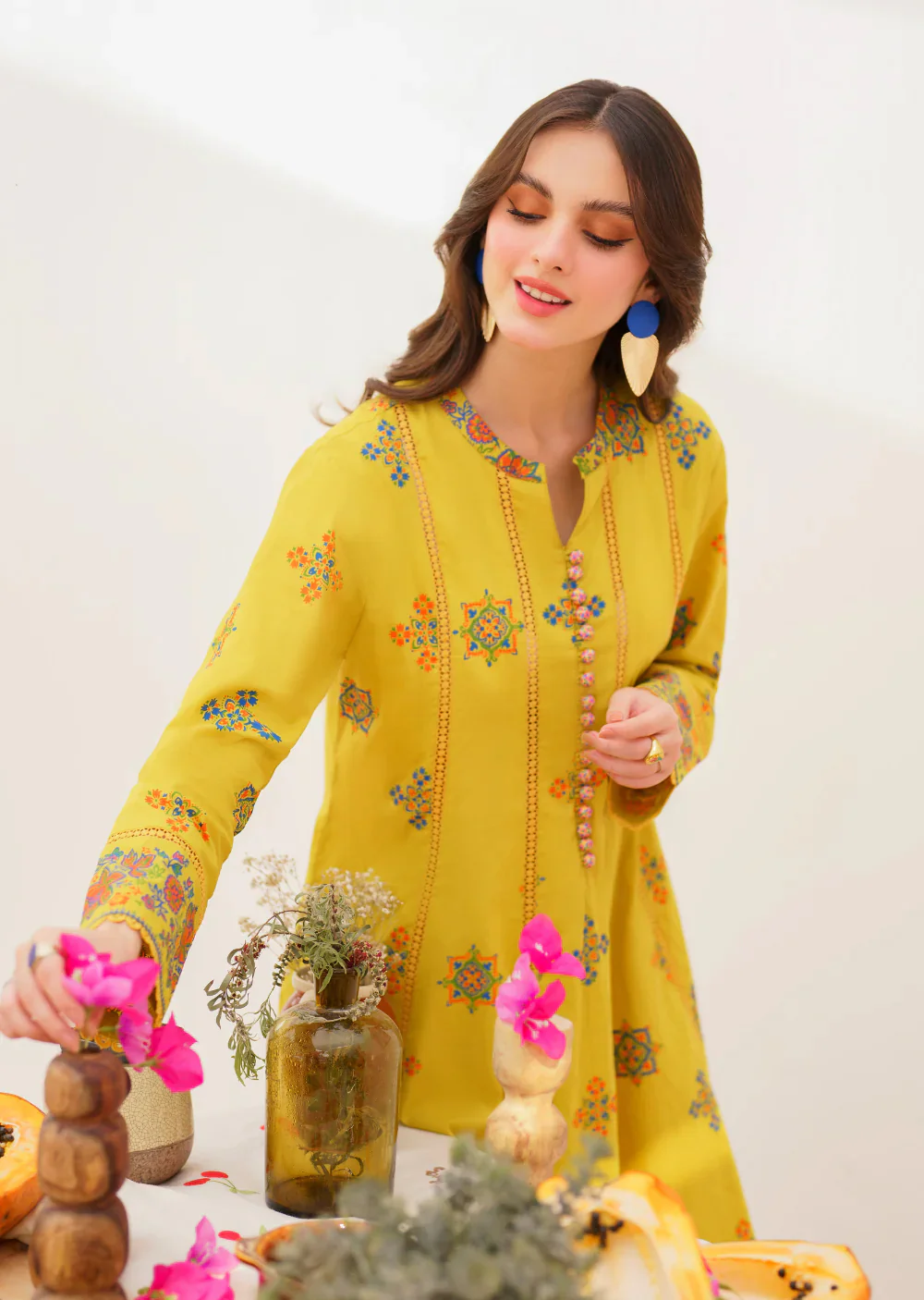 TASHA- Readymade 3 Piece Cotton Suit - Image 4