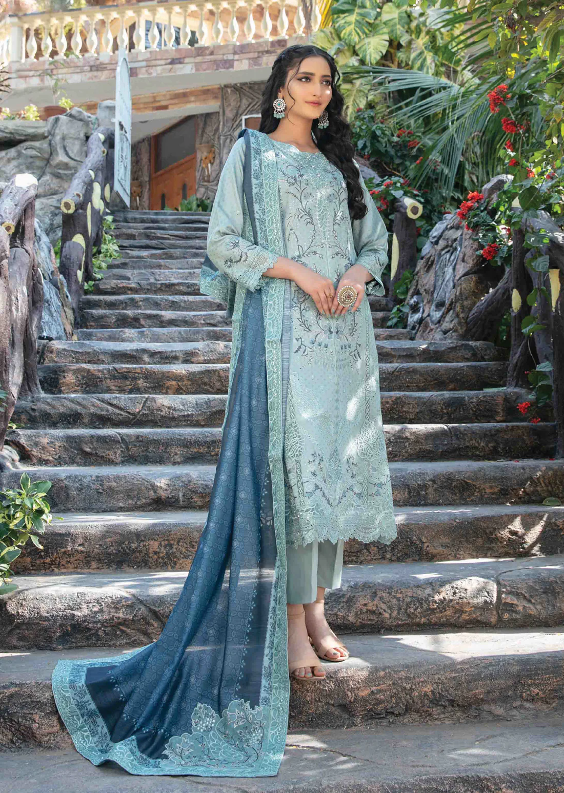 TWD-5483 Readymade Nasra Tawakkal Suit 2025