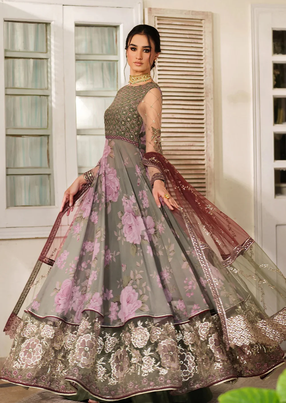 UE-541 Iznik Printed Formals - Image 5
