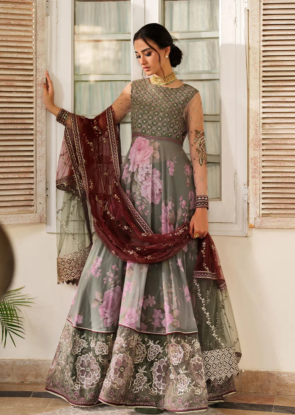 UE-541 Iznik Printed Formals - Image 6