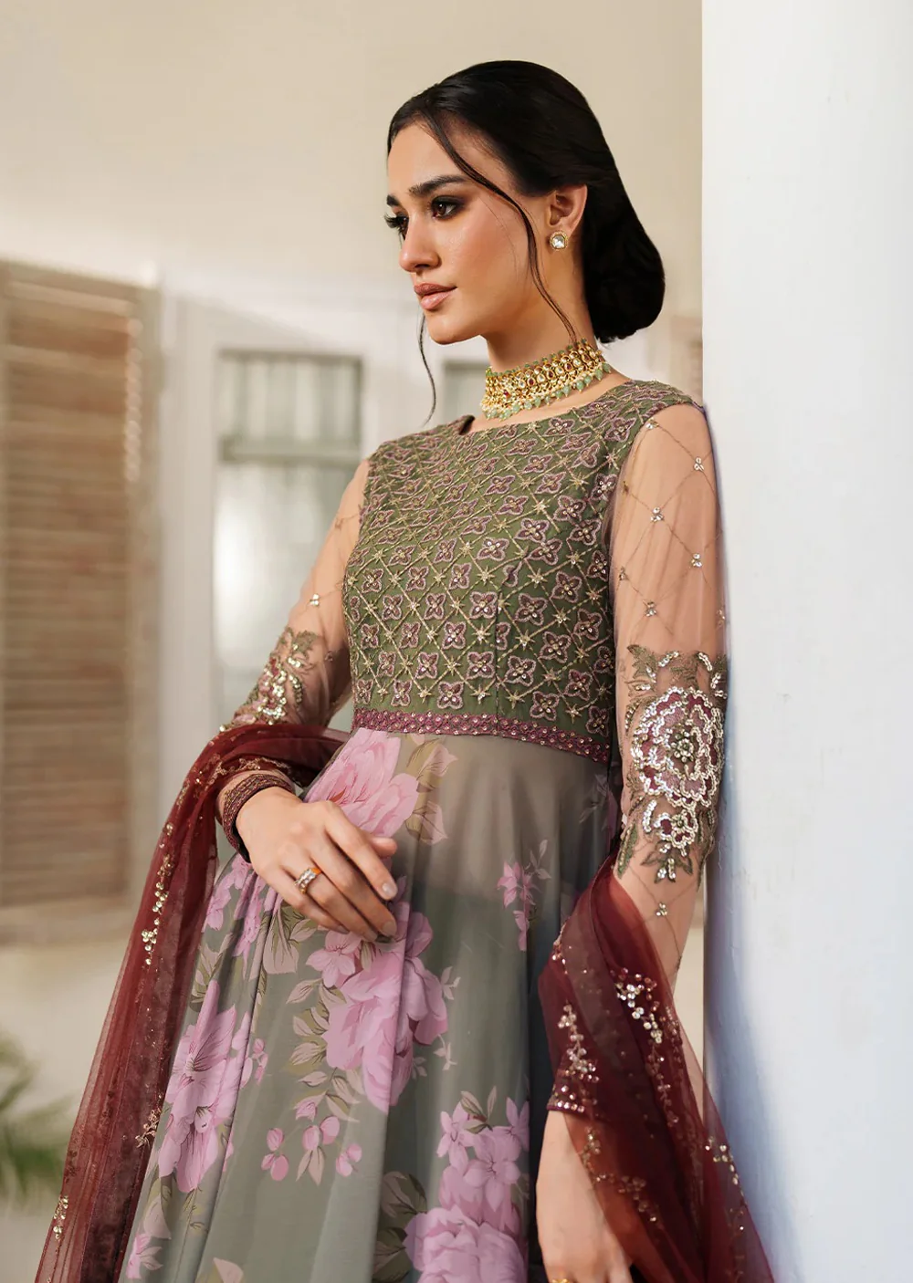 UE-541 Iznik Printed Formals - Image 7