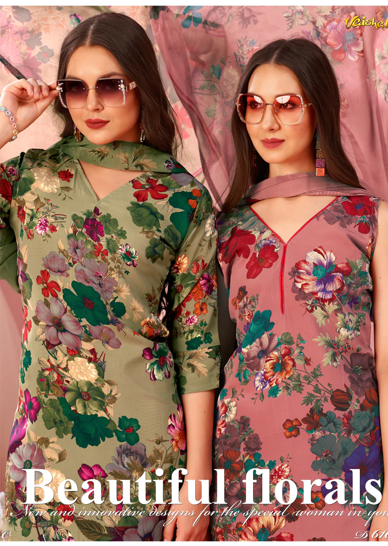 VSHA-6102 - Unstitched - Vaishali Prints - Image 2