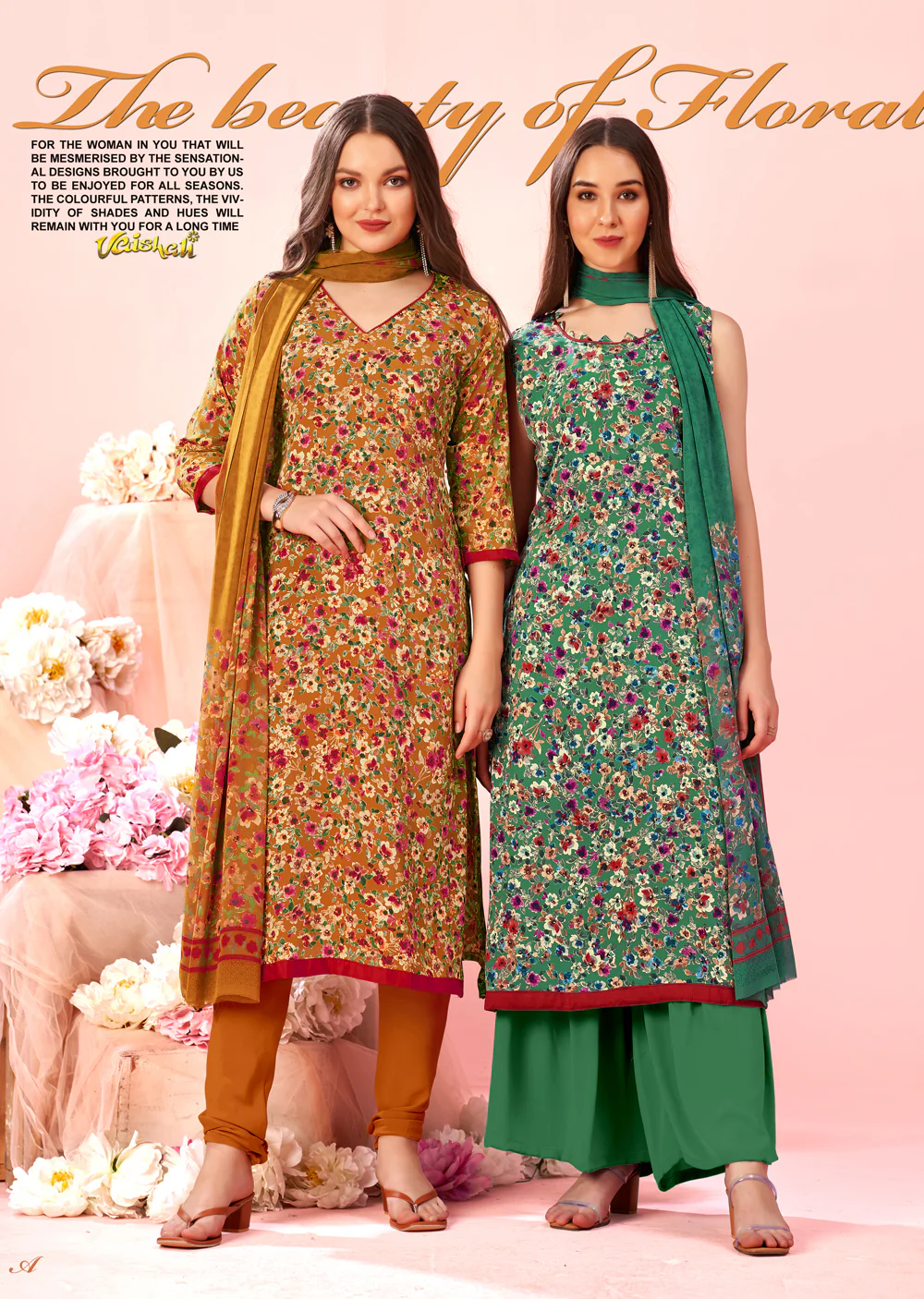 VSHA-6105 - Unstitched - Vaishali Prints