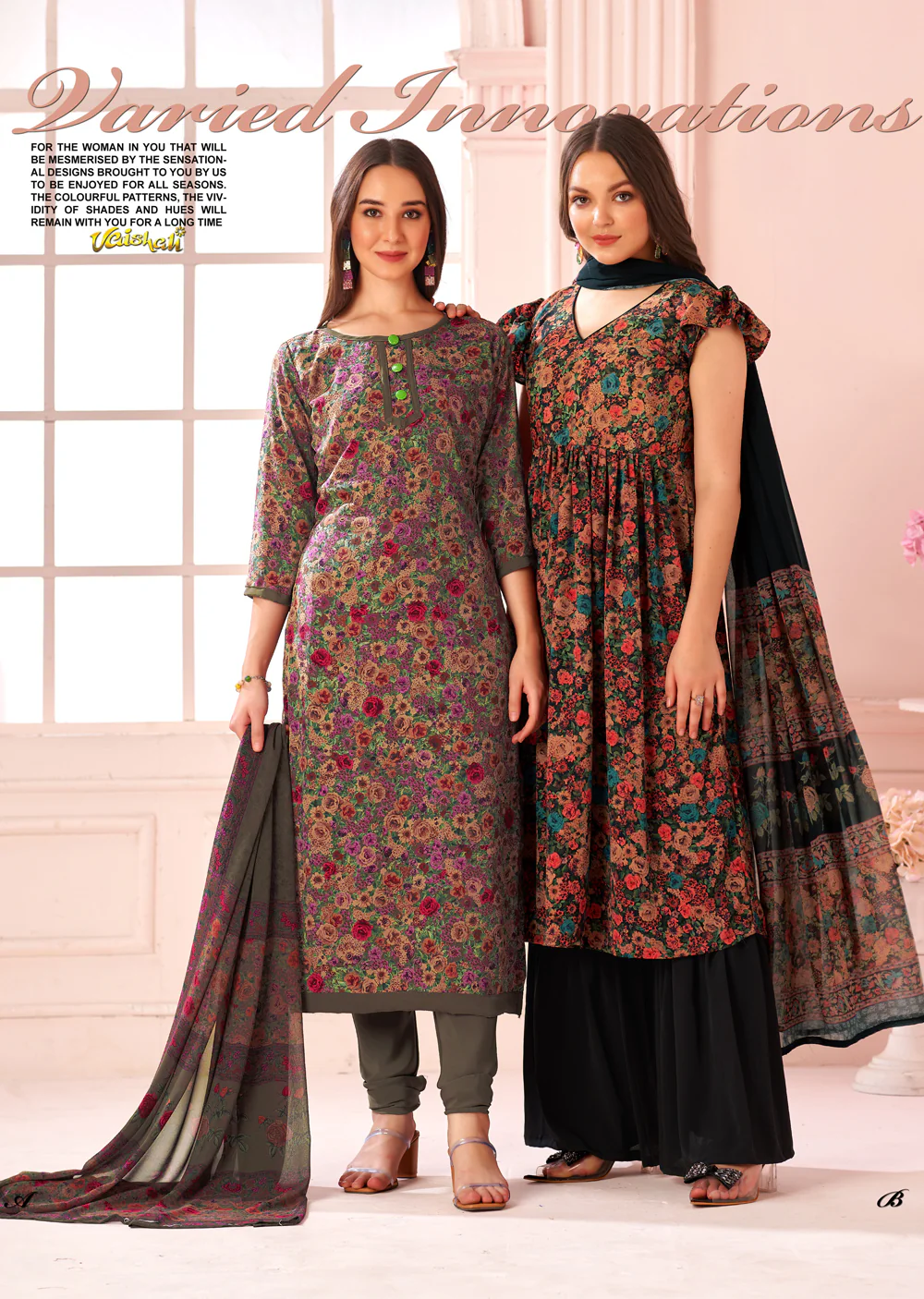 VSHA-6117 - Unstitched - Vaishali Prints