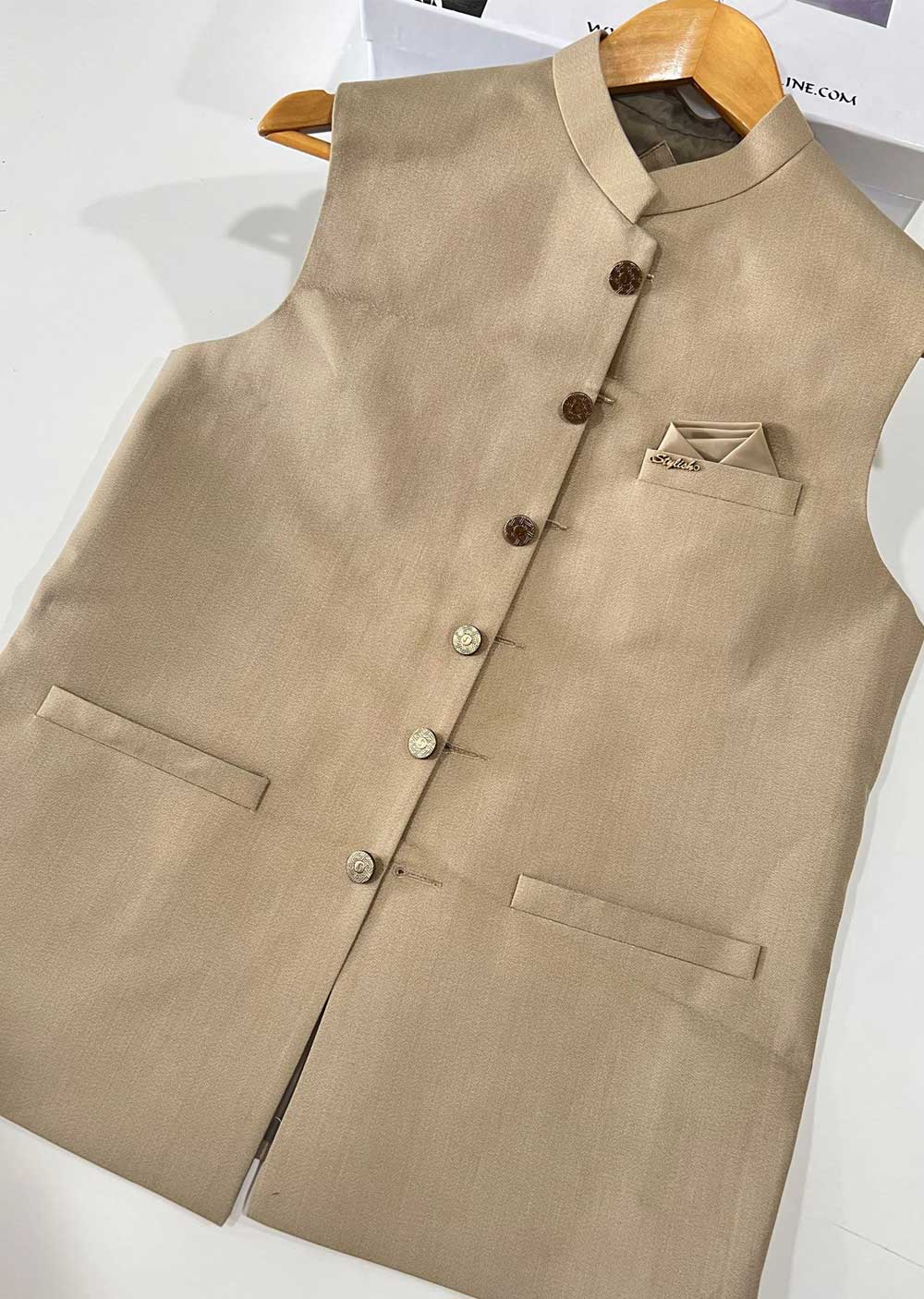 W-1827 Mens Golden Waist Coat