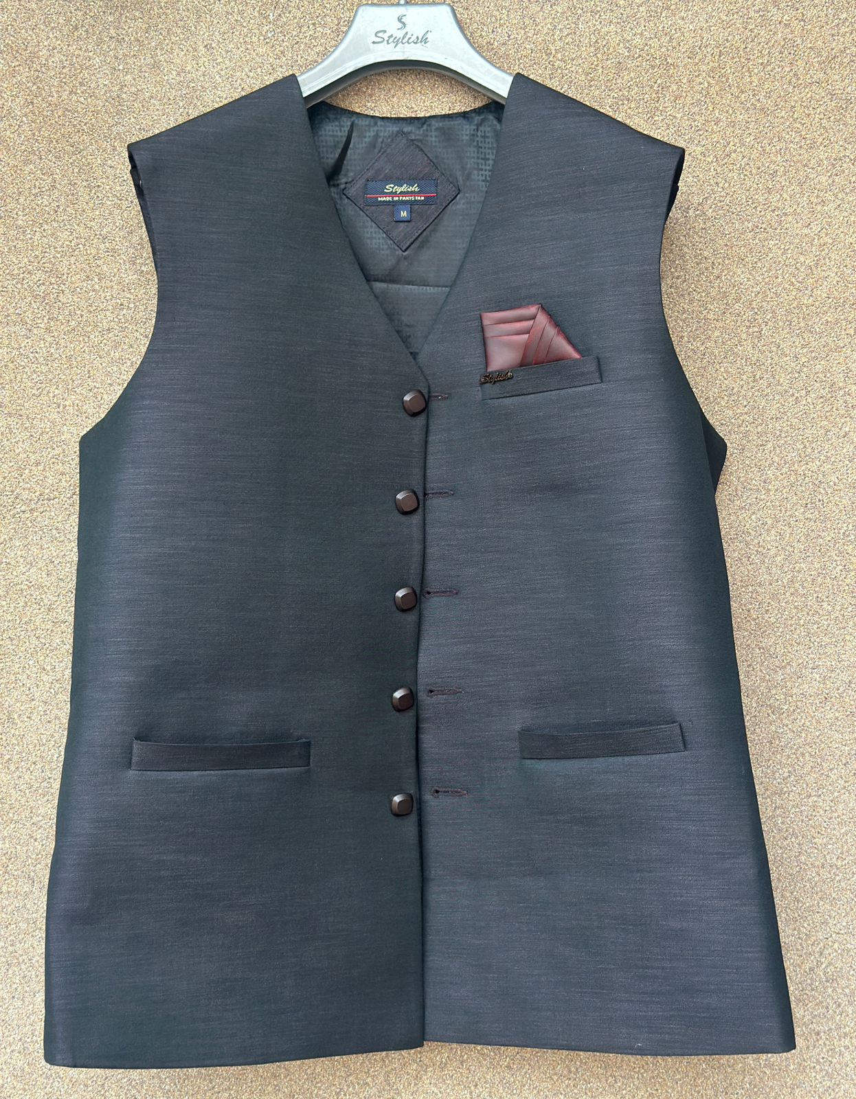 W-2634 - V-Neck Waistcoat - Image 3