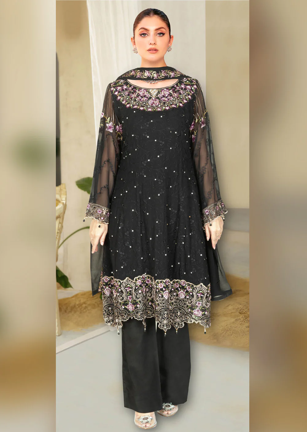 W-318-D - Readymade - Ramsha Suit 2024