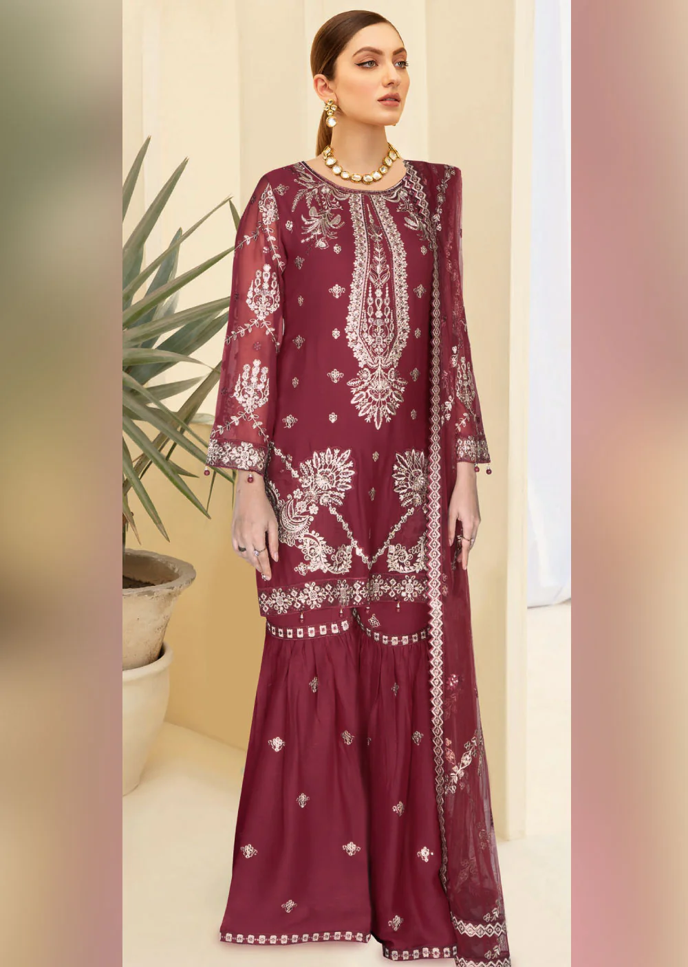 WA-377-A - Readymade - Ramsha Suit 2024