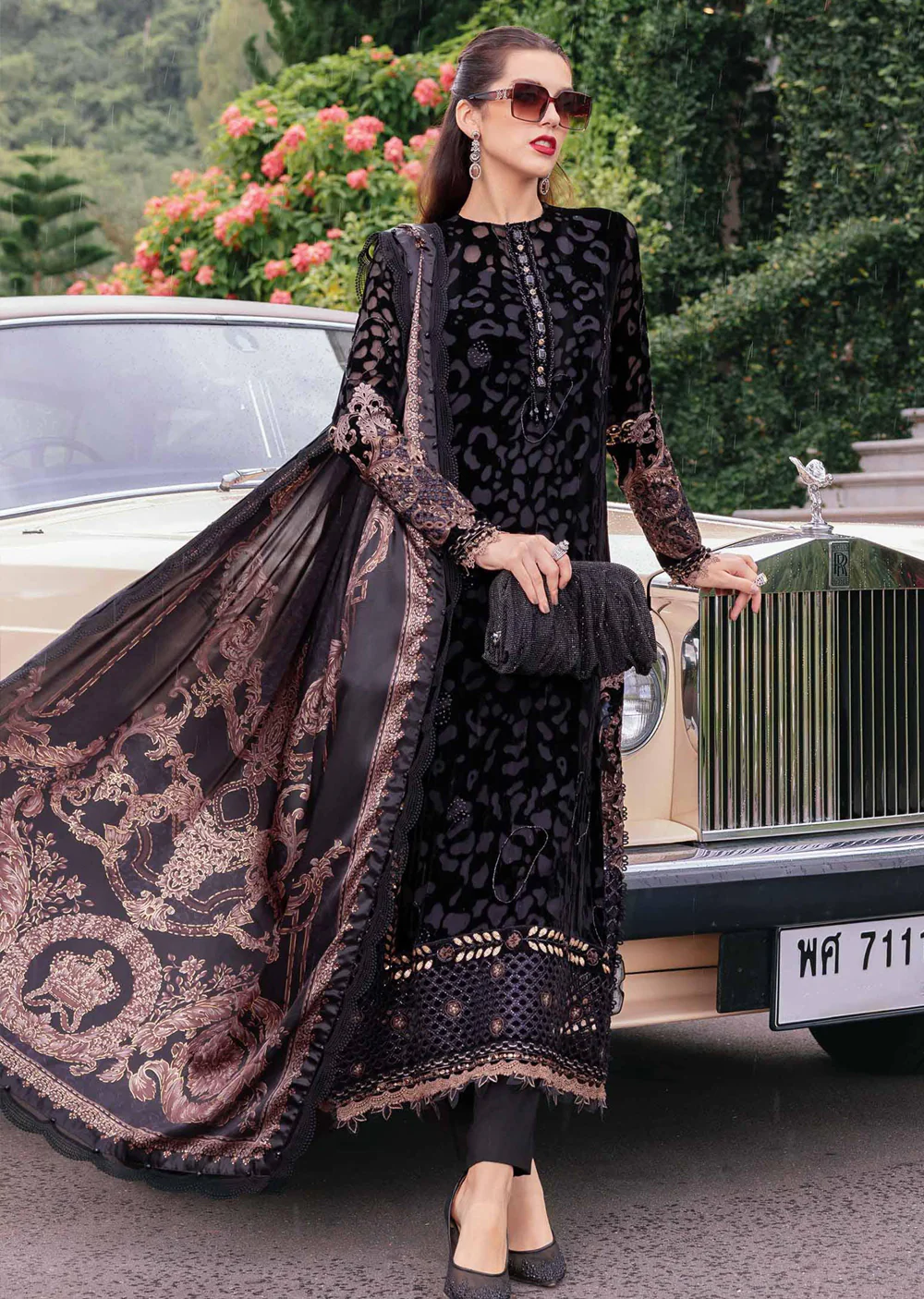 WL-1301- Maria b INSPIRED Embroidered Palachi Suit 2025