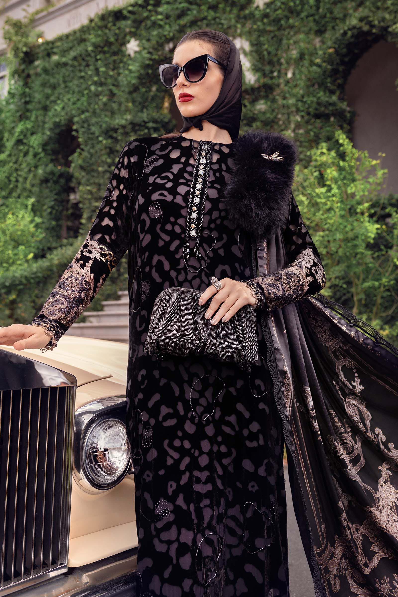 WL-1301- Maria b INSPIRED Embroidered Palachi Suit 2025 - Image 5