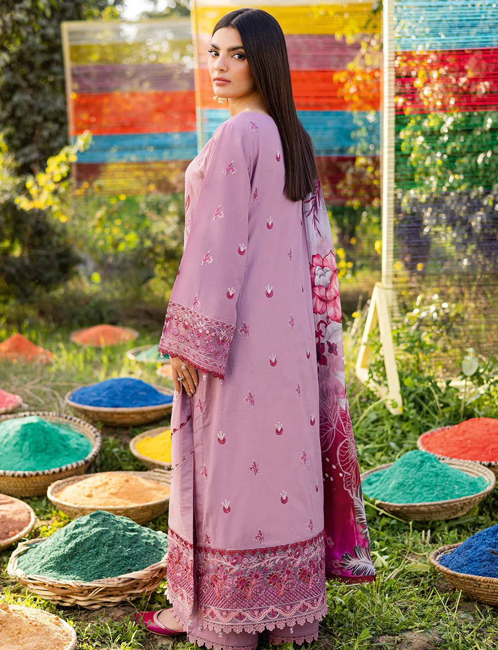 Y-916 - Ready Made - Riwayat by Ramsha Luxury Lawn Vol 12 - Image 2