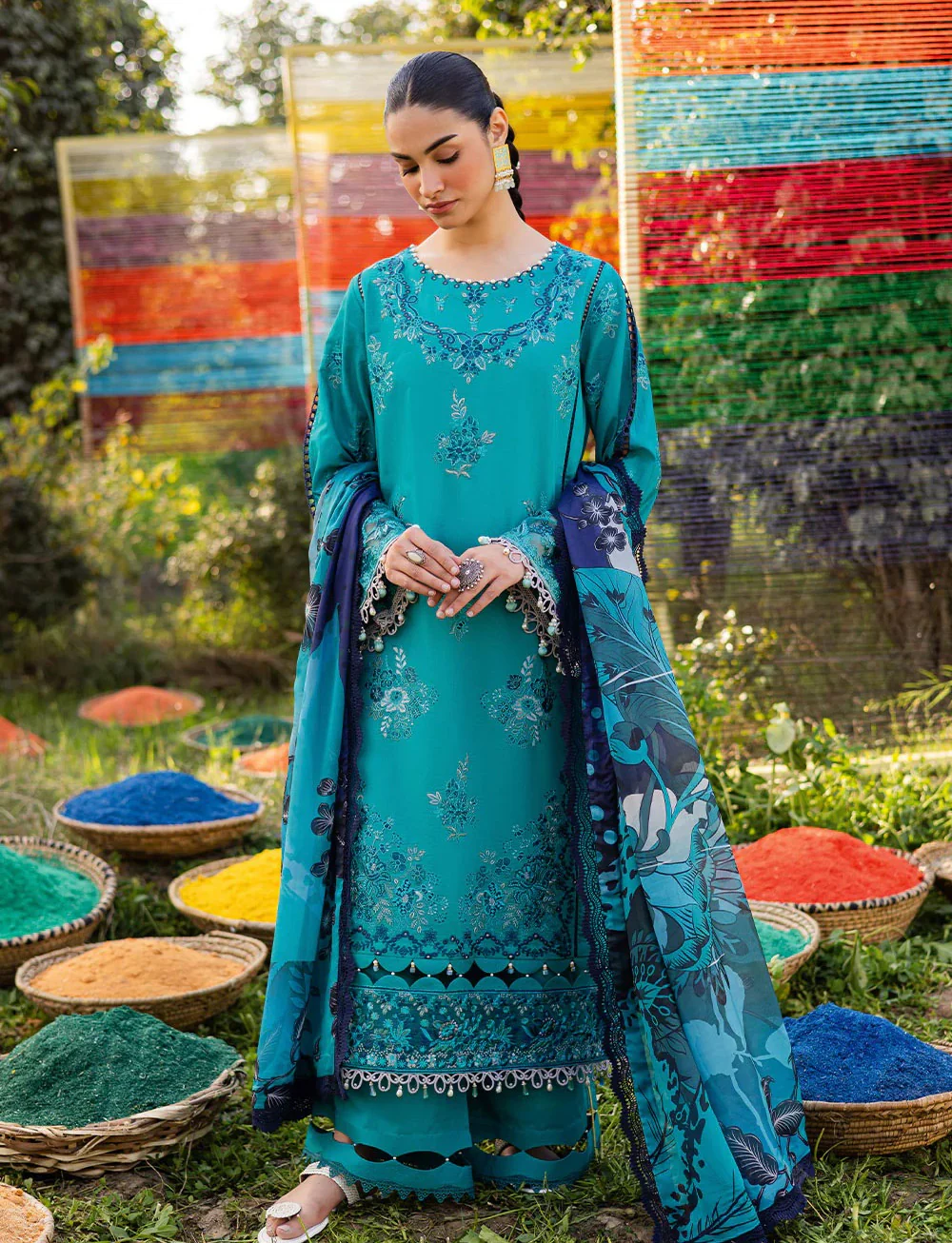 Y-919 - Ready Made - Riwayat by Ramsha Luxury Lawn Vol 12