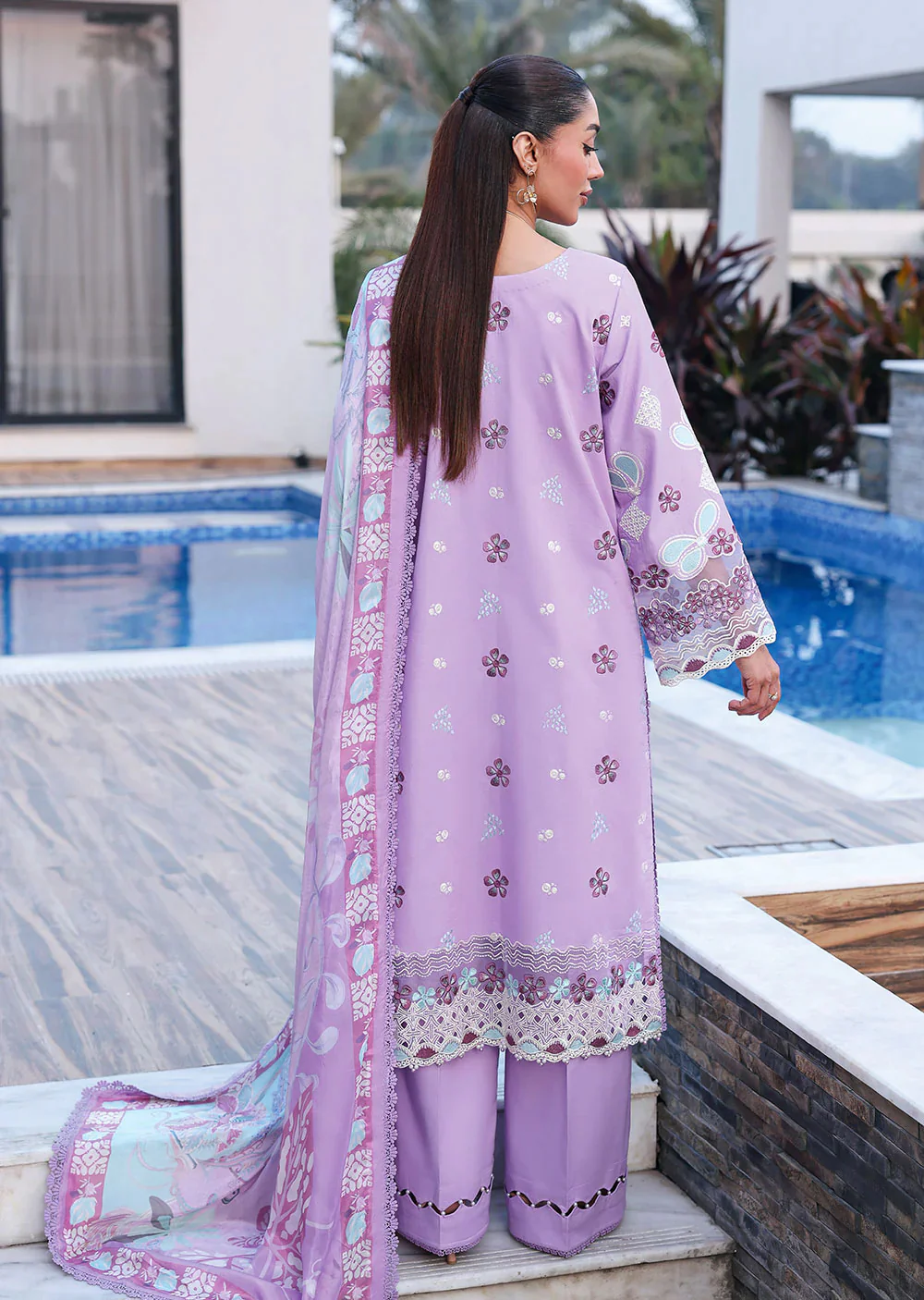 Z-1407- ANDAAZ RAMSHA LUXURY LAWN - Image 2