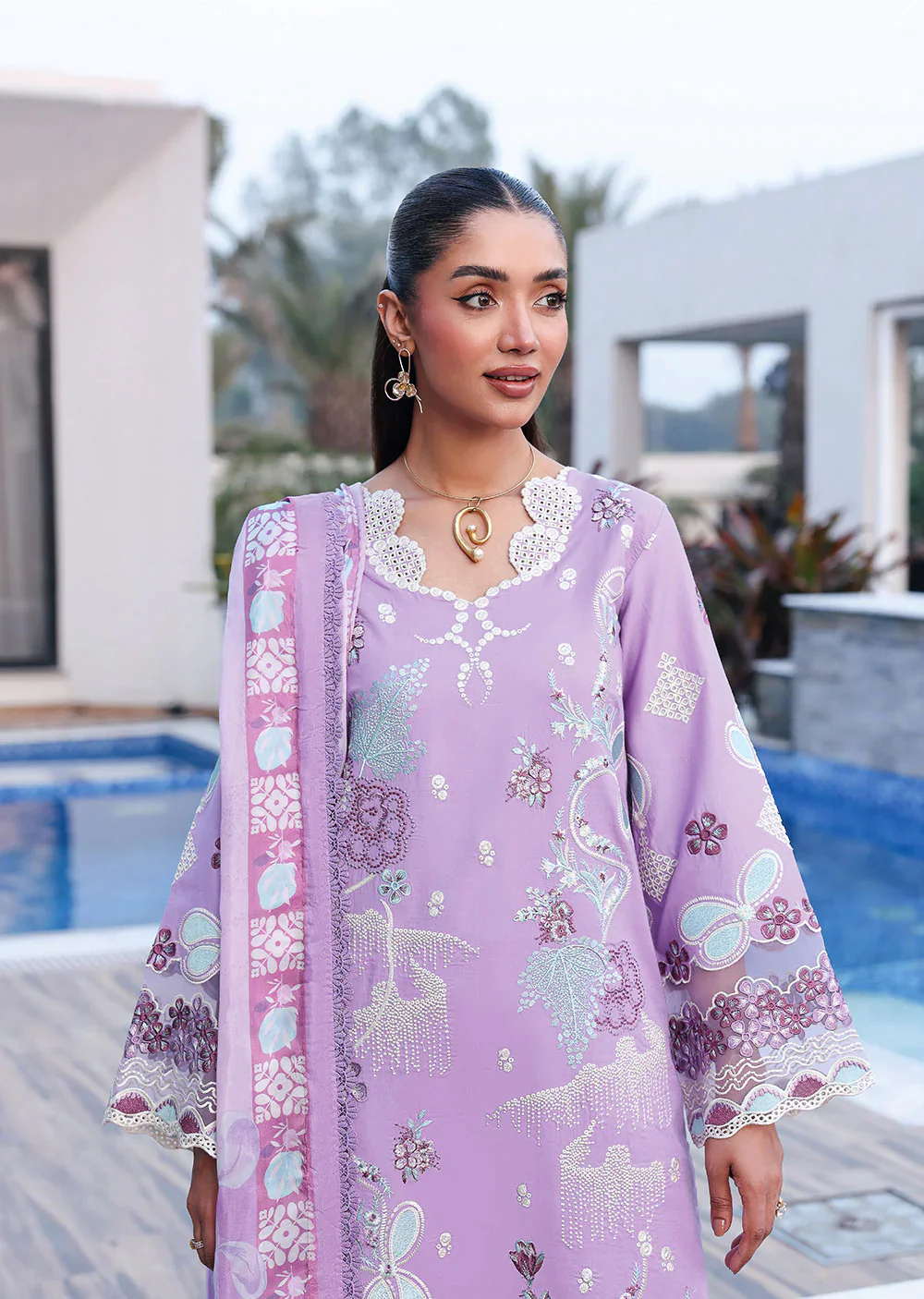 Z-1407- ANDAAZ RAMSHA LUXURY LAWN - Image 4