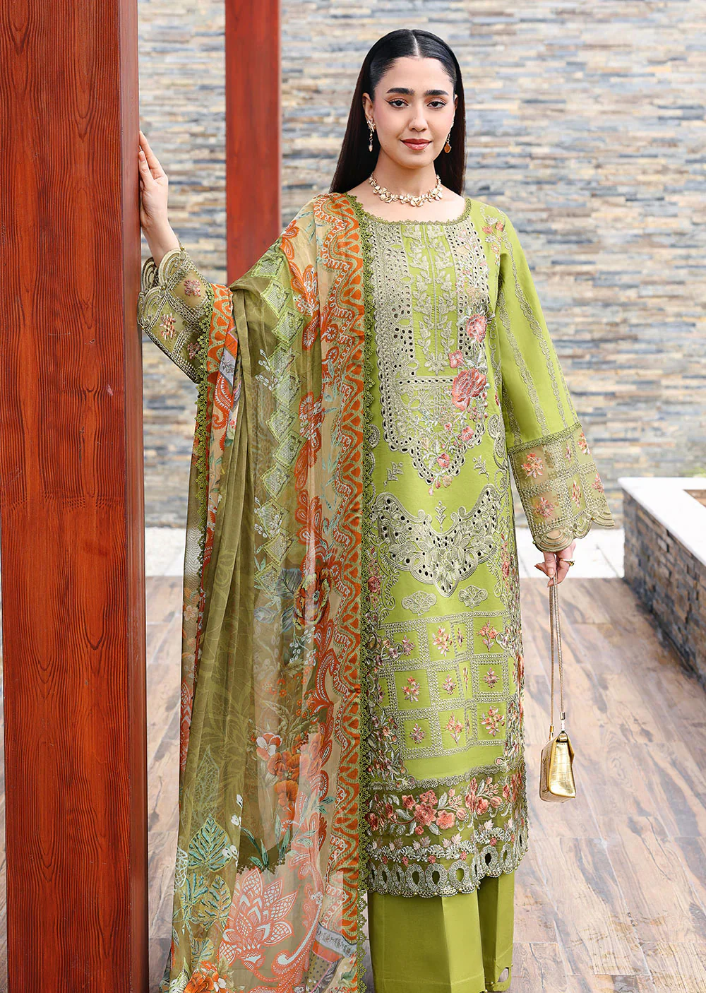 Z-1408- ANDAAZ RAMSHA LUXURY LAWN - Image 3