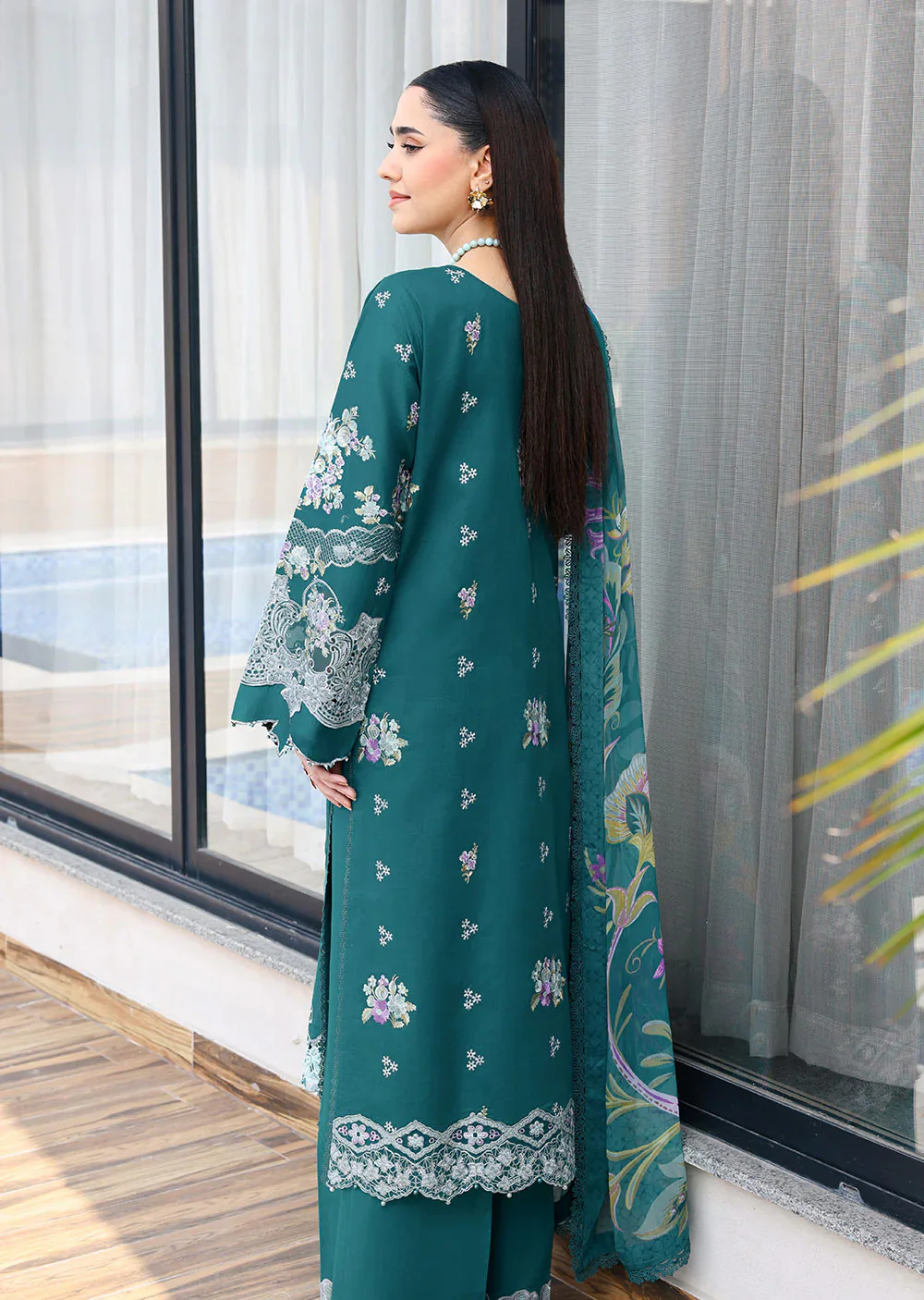 Z-1410- ANDAAZ RAMSHA LUXURY LAWN - Image 2