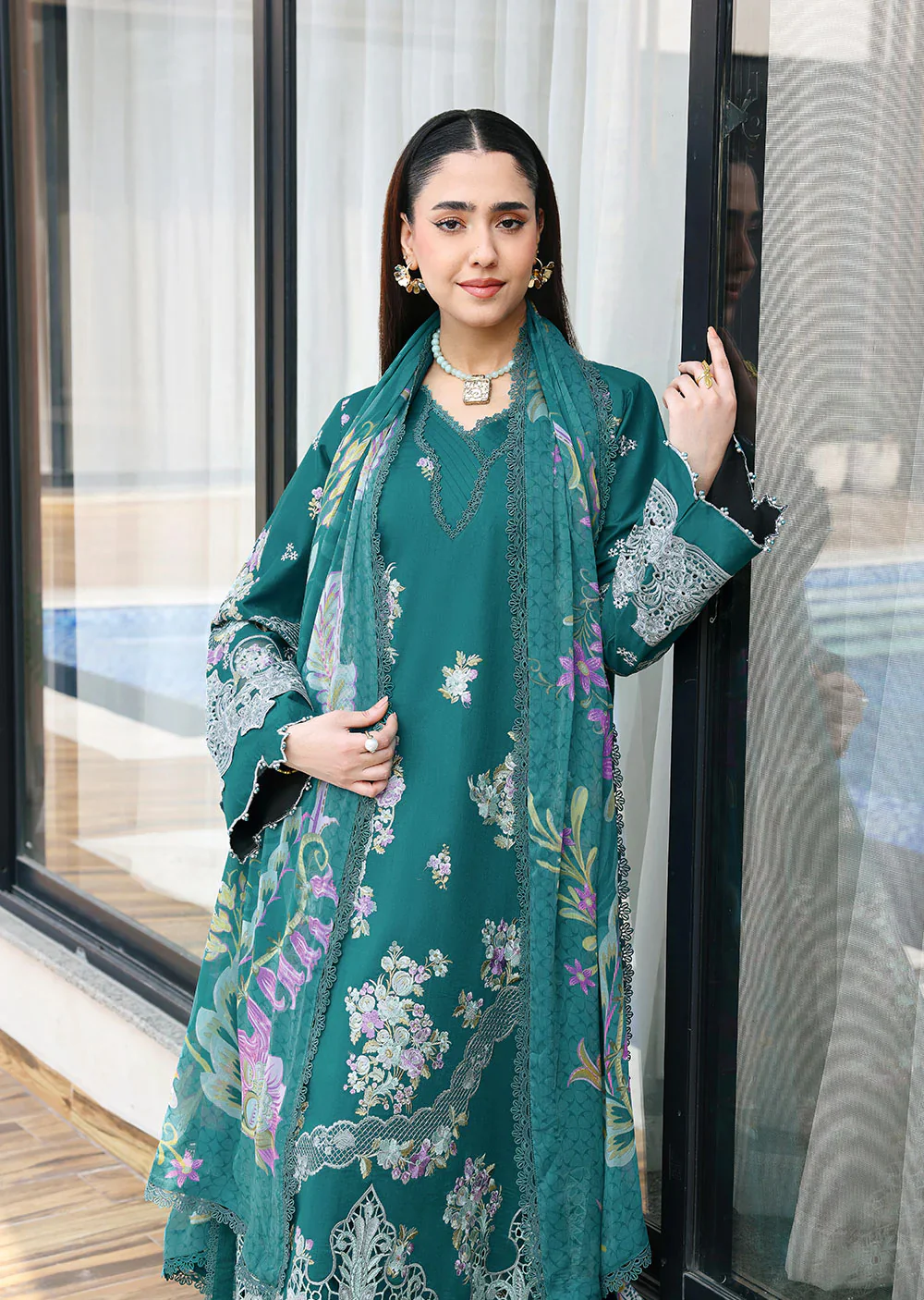 Z-1410- ANDAAZ RAMSHA LUXURY LAWN - Image 4