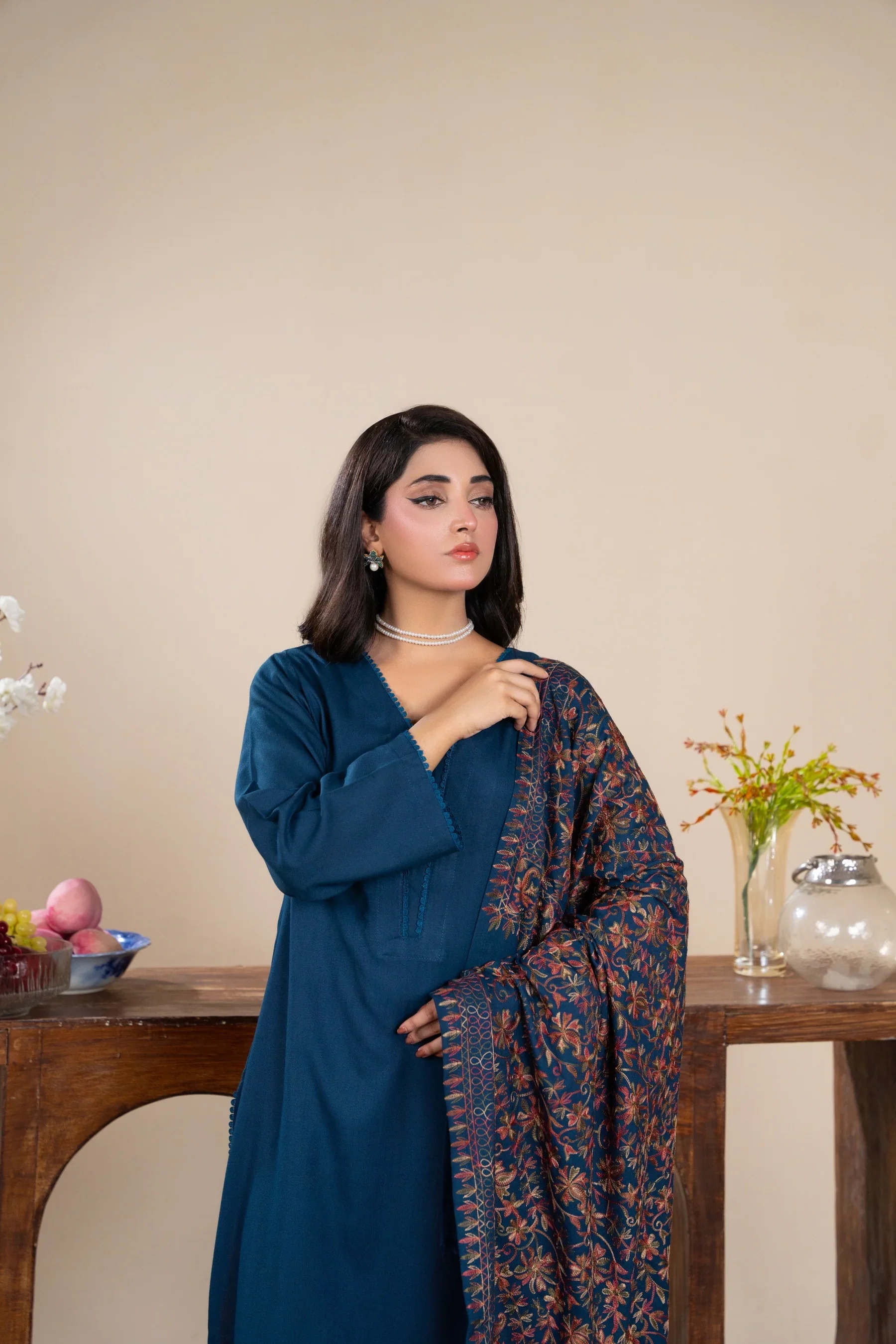 Zamurd-06-Readymade- Rania.H Dhanak Collection 2025 - Image 3