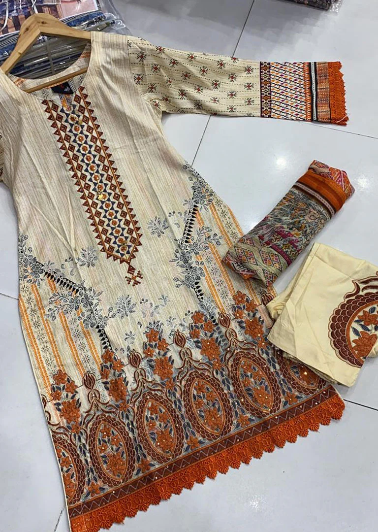 ZAS650 Readymade Dilnasheen Lawn Suit - Image 2