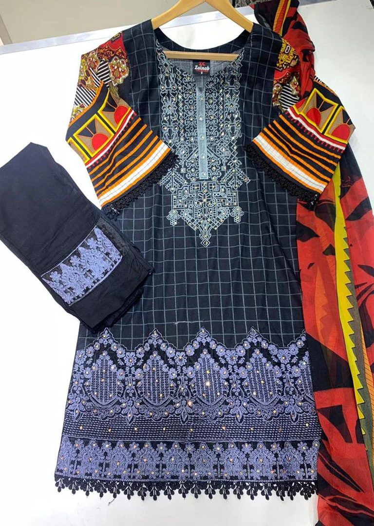 ZAS660 Readymade Dilnasheen Lawn Suit