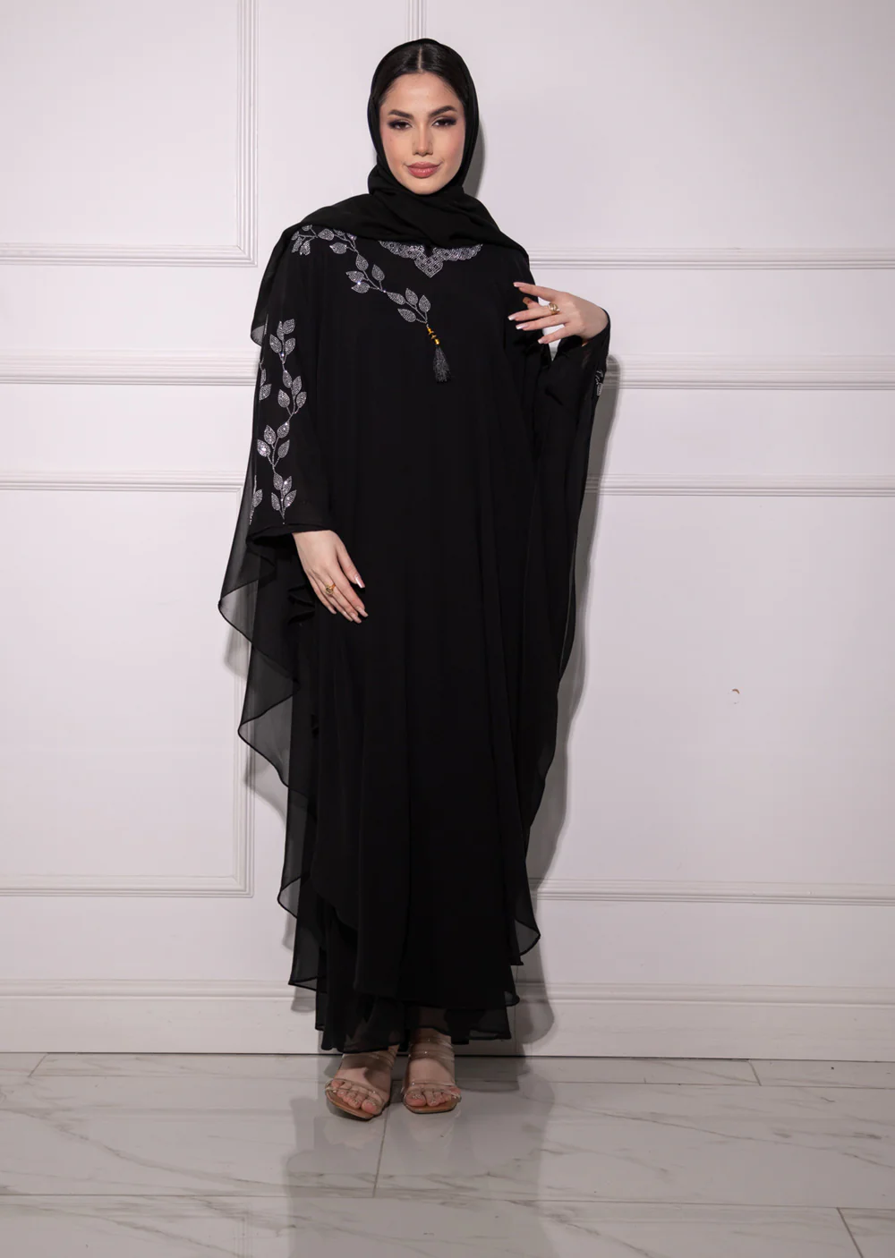 ZFR-2526 - Zafar Ladies Fancy Abaya - Image 2