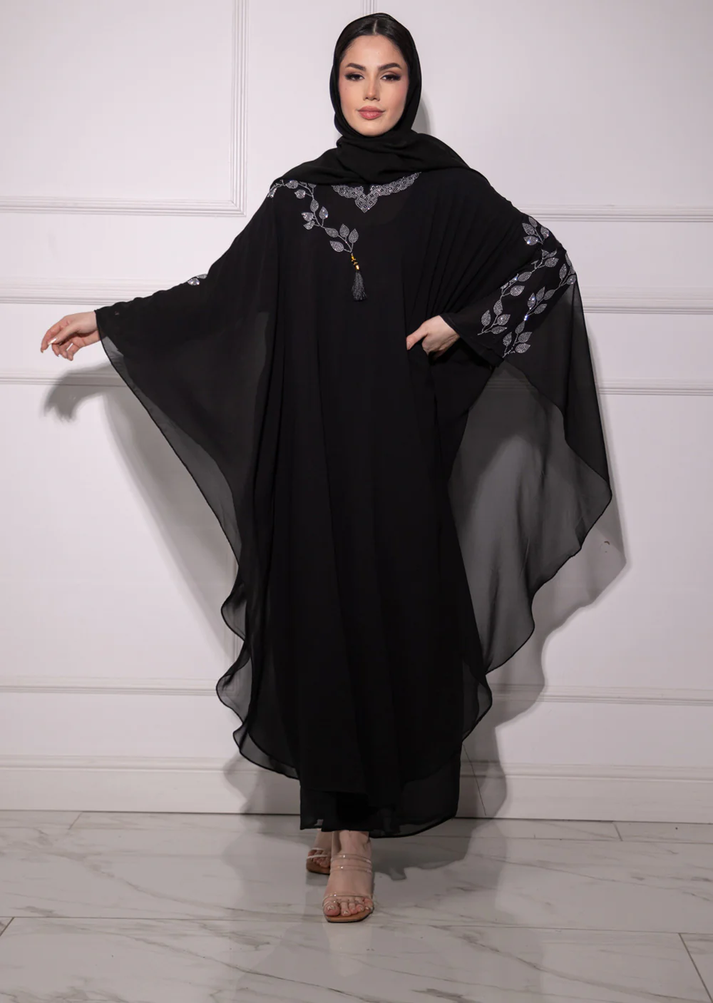 ZFR-2526 - Zafar Ladies Fancy Abaya - Image 5