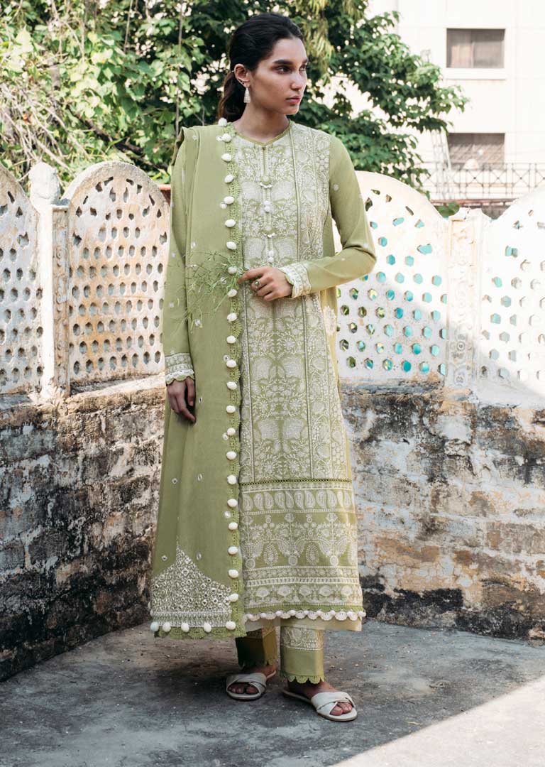 ZH03 - Parisa - Unstitched - Humrahi Winter Collection by Zaha 2021