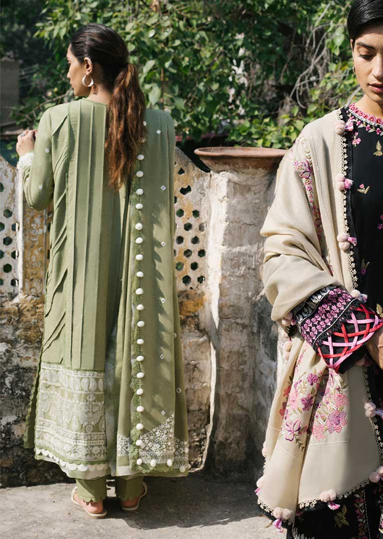 ZH03 - Parisa - Unstitched - Humrahi Winter Collection by Zaha 2021 - Image 2