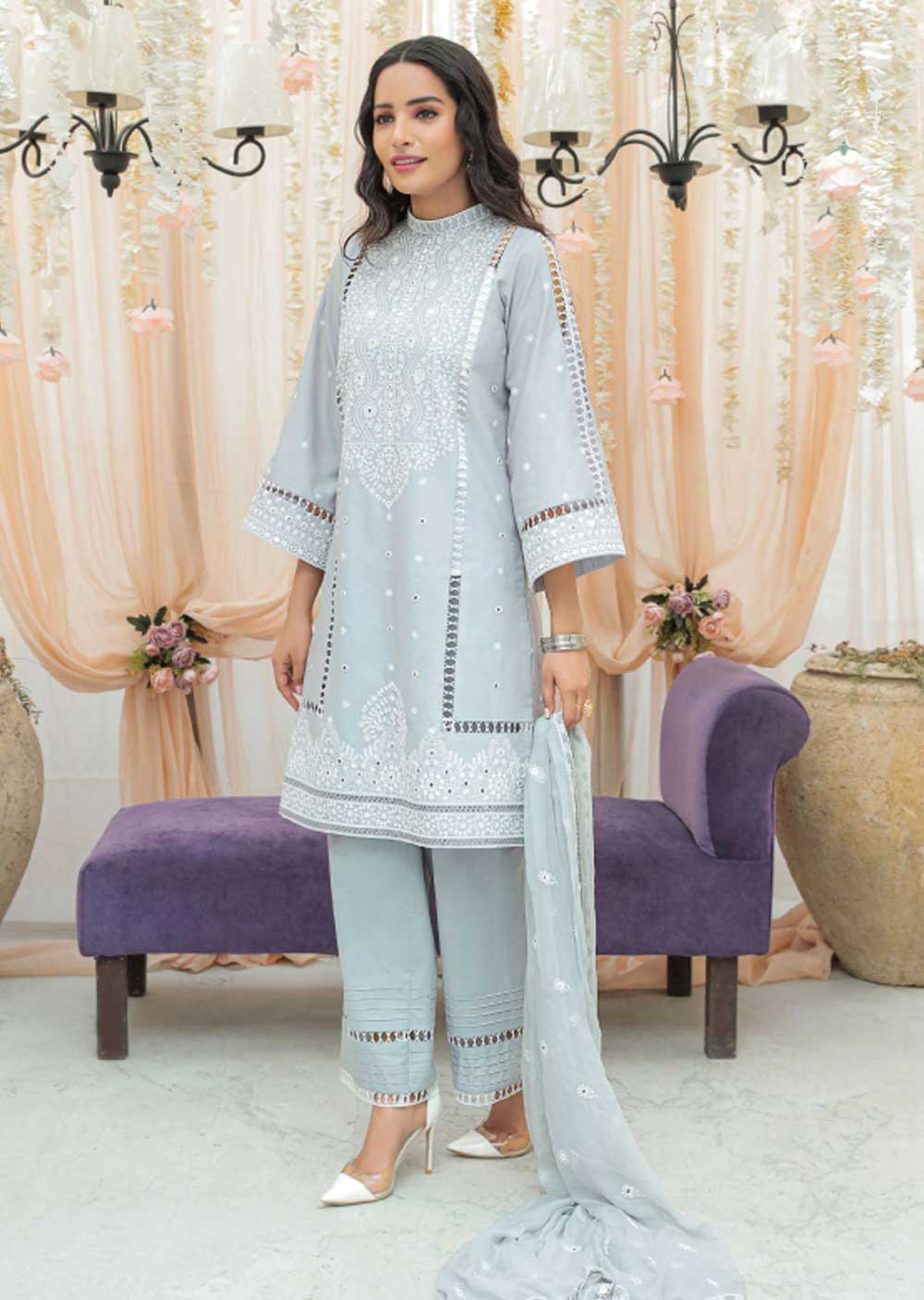 ZT-09 - Unstitched - Tishnagi Collection by Zarizaa 2023